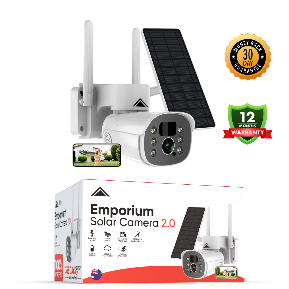 Solar Camera Pro 2.0 4G® - (DOES NOT WORK WITH WIFI, REQUIRES SIM CARD)